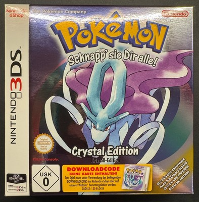 NEU OVP   Pokemon Crystal / Kristall Edition 3DS Original Versiegelt  DE Version