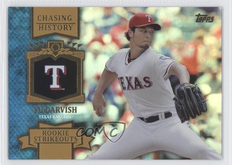 2013 Topps Chasing History Gold Foil Yu Darvish #CH-80 2i2