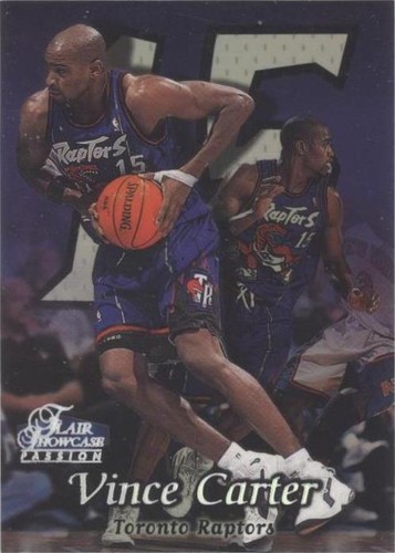 1998-99 Flair Showcase Vince Carter Rookie Row 1 #25 /1500 Raptors 