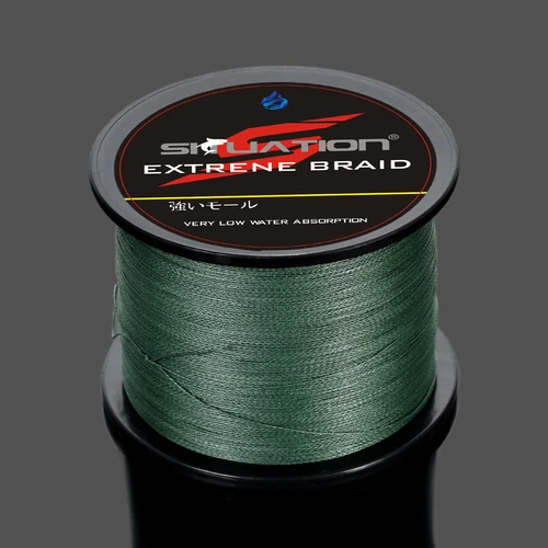 Líneas trenzadas fuertes 100/300/500/1000M verde Dyneema Spectra línea de pesca en el mar Reino Unido - Imagen 12 de 16