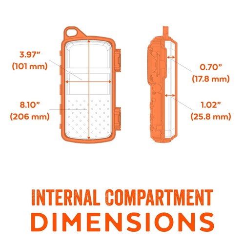 BRAND NEW EcoXGear Eco Extreme 2 Bluetooth Waterproof Phone Case Speaker Orange - Picture 4 of 4