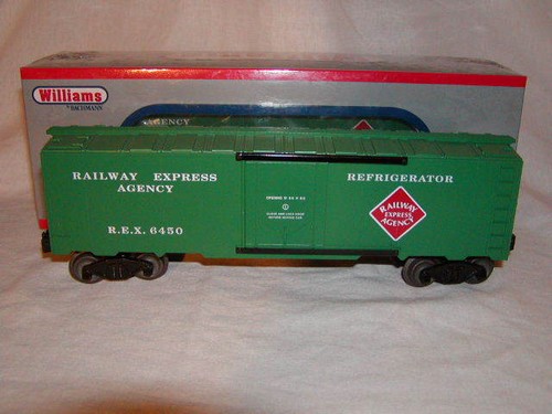 Williams Bachmann 47452 REA 40 Ft Refrigerator Car O 027 Railway Express Sealed - Picture 2 of 11