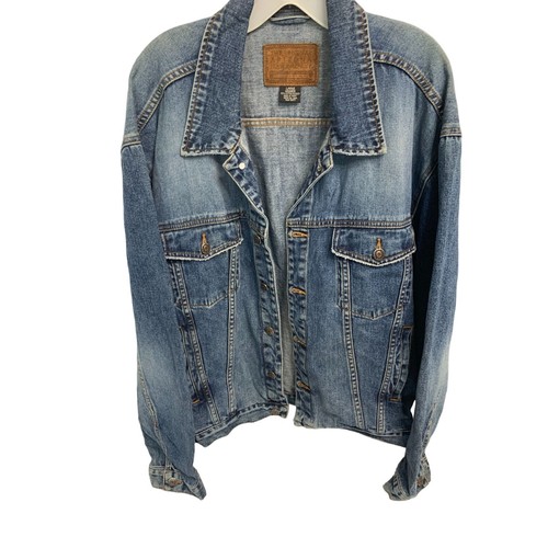 Arizona Jeans Herren Größe Large Vintage Jeans Jeansjacke y2k blau Knopfleiste