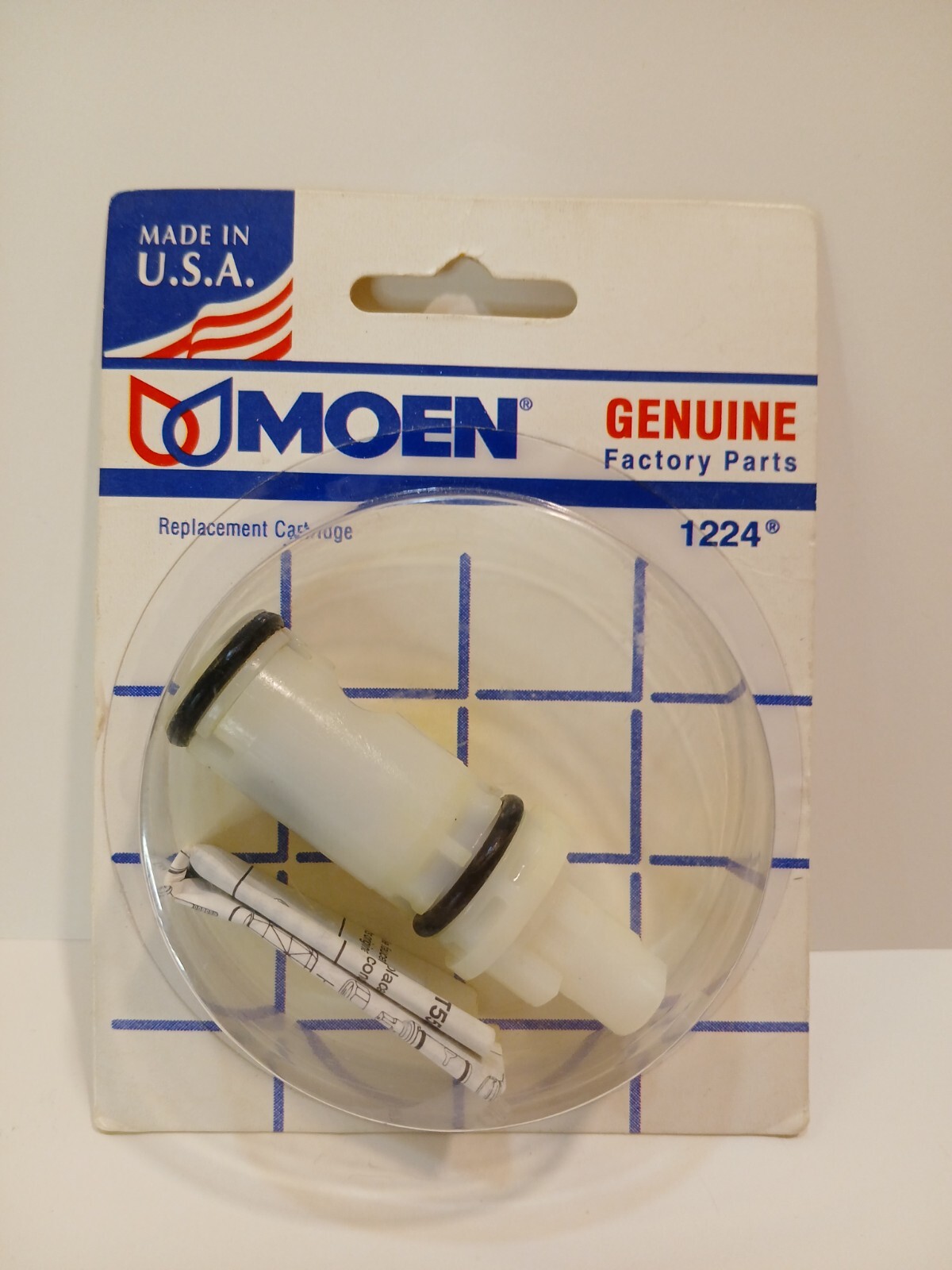 NEW GENUINE MOEN RETAIL 1224 Handle Sink Faucet Cartridge 184917 MADE