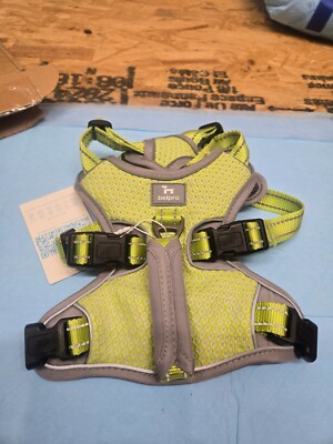 BELPRO Multi-Use Support Dog Harness Green Small Escape Proof No Pull Reflect-5b