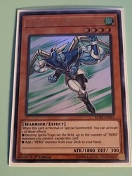 Elemental HERO Stratos - Battles of Legend: Hero's Revenge (BLHR-EN061) - Ultra Rare 1st Edition