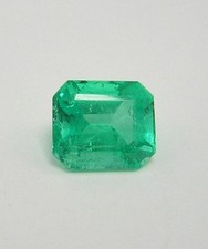 Colombian Natural Loose Emerald Square Shape 1.68 Cts Exotic Green Fine Muzo Min