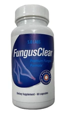 S.O Labs FungusClear Supplement - Premium Formula - 60 capsules - Exp 02/26