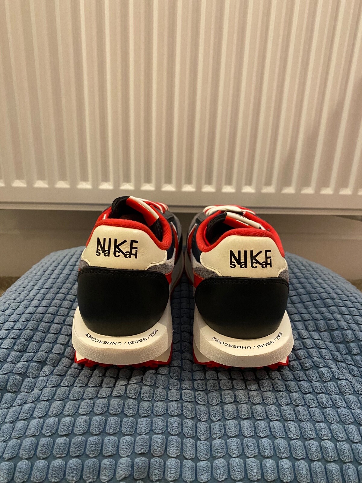 SACAI X NIKE Nike LD Waffle (Sacai x Undercover Midnight Spruce Green) (UK10) (Verde Rosso)