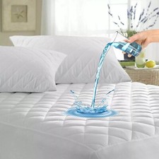 Extra Deep Waterproof Quilted Mattress Protector Fitted Cover Single Double King