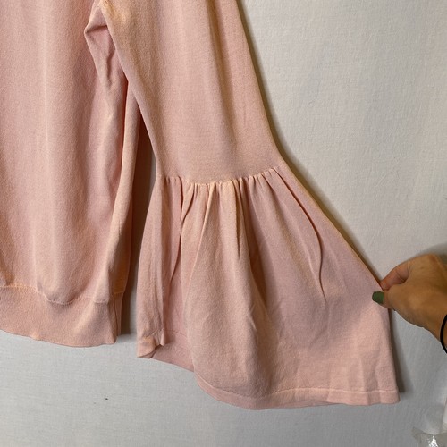 Philosophy Republic Damen rosa Top mit Rüschenärmeln - Größe L, stylisches Design - Bild 4 von 5