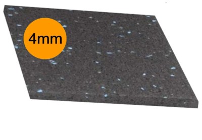100 Stk.  0,2m x 0,2m  Terrassenpads BPM4, Pads, 4mm , Terrazzoplatten , Folie	