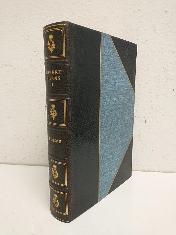 The Complete Writings of Robert Burns Lot of Three (I, IV, VII) 1926 Leather - Image 2 of 4