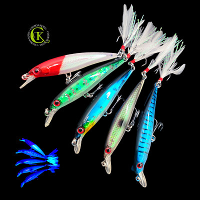 4x 7cm Twitchbait UV Kunstköder Swimbait Wobbler Runner Raubfisch Barsch Zander