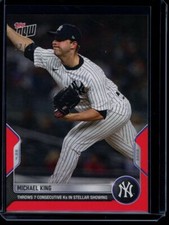 2022 Topps Now #79 Michael King Red Parallel Card #d /10