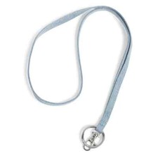 NWT Vera Bradley Lanyard W Key Ring Lighten Up Zen Gray 18
