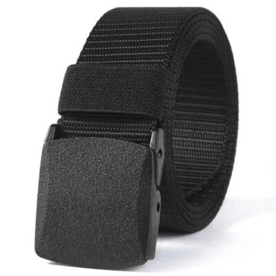 ALPHA Quick Release Work Belt Tactical Men Army Webbing Nylon Military Waistbelt UK
