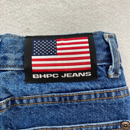Vintage Beverly Hills Polo Club Jean Shorts Youth 10 Blue Denim Baggy Jorts NWT - Picture 12 of 12
