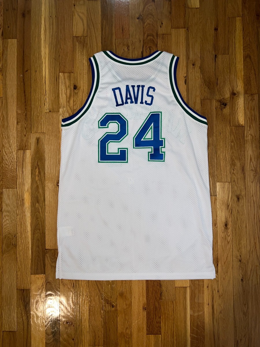 HUBERT DAVIS Nike AUTHENTIC Pro Cut Dallas Mavericks Jersey 48
