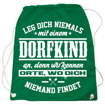 Baumwoll-Rucksack Mit Spruch – Ca. 12 Liter, 100% Baumwolle, Vielseitig Für Freizeit & Alltag