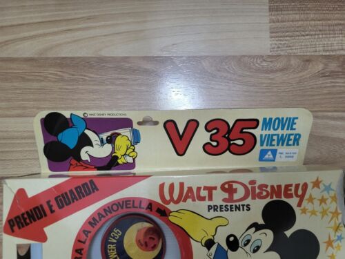 Mupi WALT DISNEY VISORE a Manovella + Cassette MIB, 1980 - Foto 5 di 24