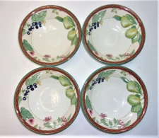 Set of 4 ~ Johnson Brothers "Autumn Grove" Cereal Bowls 6.75", Made in England