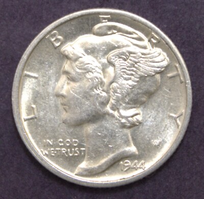1944 D Mercury Dime Y2949