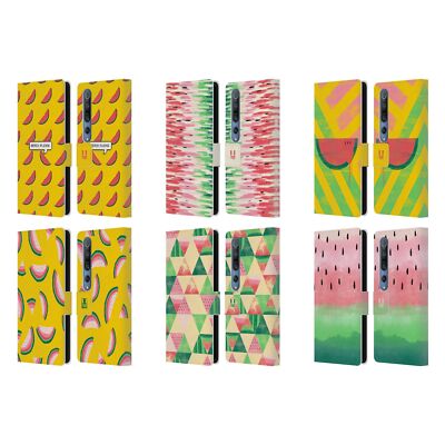 HEAD CASE DESIGNS WATERMELON PRINTS LEATHER BOOK WALLET CASE FOR XIAOMI PHONES