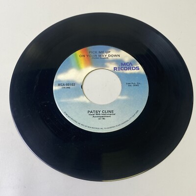 Country 45 Patsy Cline-Crazy Arms/ Pick Me Up On Your Way Down MCA