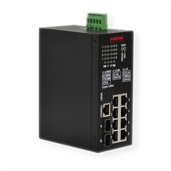 ROLINE 21.13.1137 switch di rete Gestito L2 Gigabit Ethernet (10/100/1000) Suppo