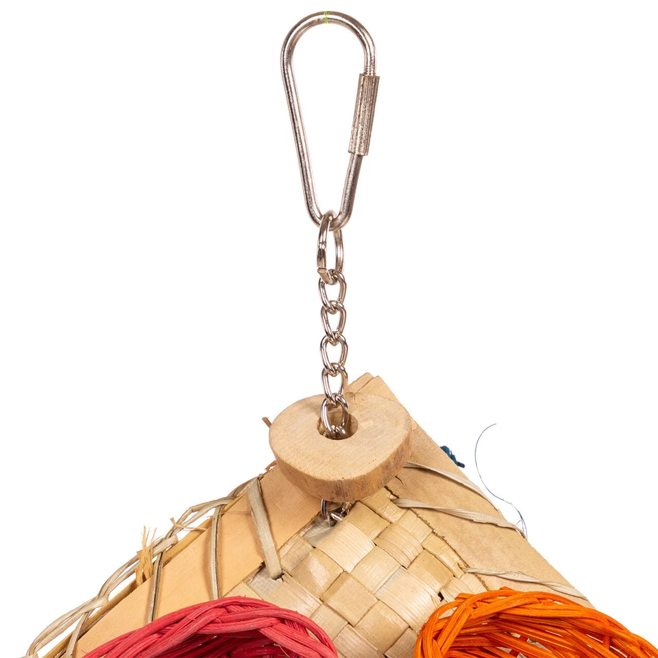 JAVA Knabberspielzeug - Brick N Bone | ca. 15 x 4 x 29 cm Papageienspielzeug - Bild 4 von 4