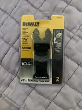 DEWALT DWA4250-2 Carbide Oscillating Saw Blade - Black (2 Pack)