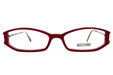 Moschino Eyeglasses Frames M3662-V 493 Dark Red Rectangle Full Rim 52-16-135