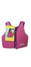 Girls Pink Toddler Swim Trainer Vest Flex Form Foam Age 2-4 33 Lb New
