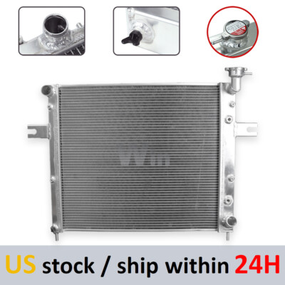 #ad All Aluminum Radiator Fit 1999 2000 Jeep Grand Cherokee 4.7L V8 GAS AT MT $132.88