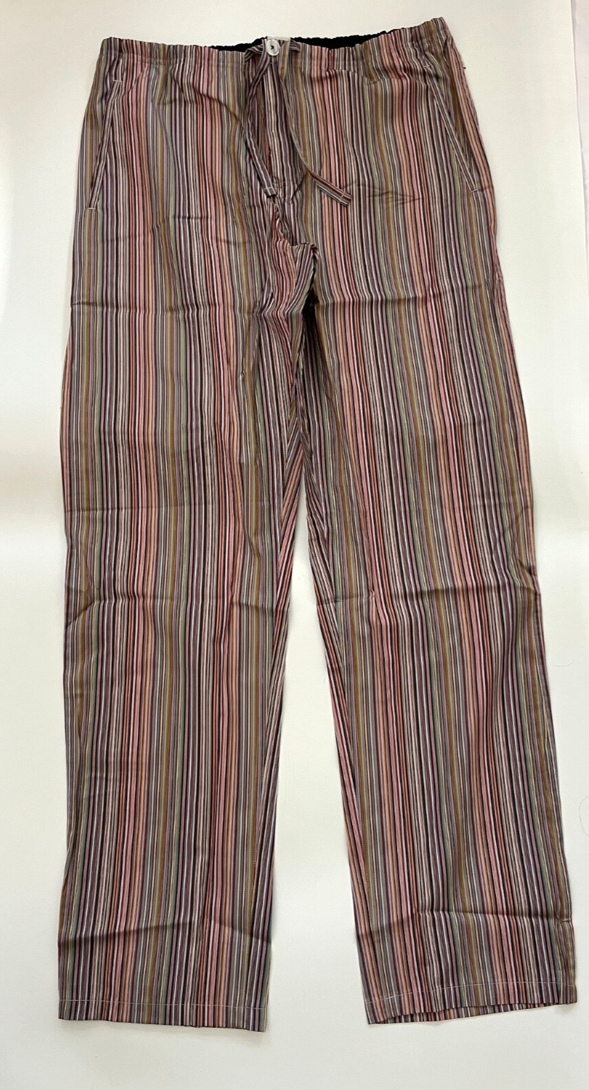 PAUL SMITH Signature Stripe PYJAMA SET Short Sleeve Top Long Bottoms LARGE (L) image 5