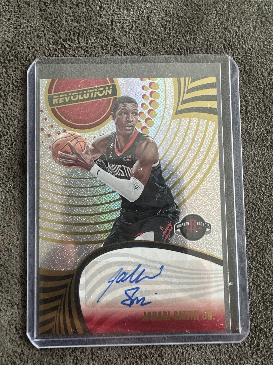 paninh JABARI SMITH JR. autograph 199シリ 2023-24 Revolution Jabari Smith Jr autograph signed Houston