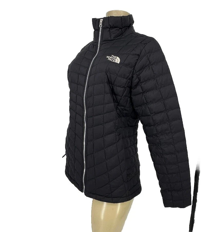 The North Face Women Medium ThermoBall Jacket insulated Black Full Zip 46-16 - Image 2 of 4