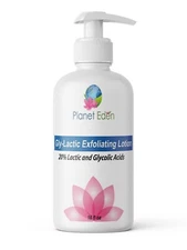 Planet Eden 20% Gly-Lactic Glycolic & Lactic Exfoliating Lotion 16 OZ Bottle