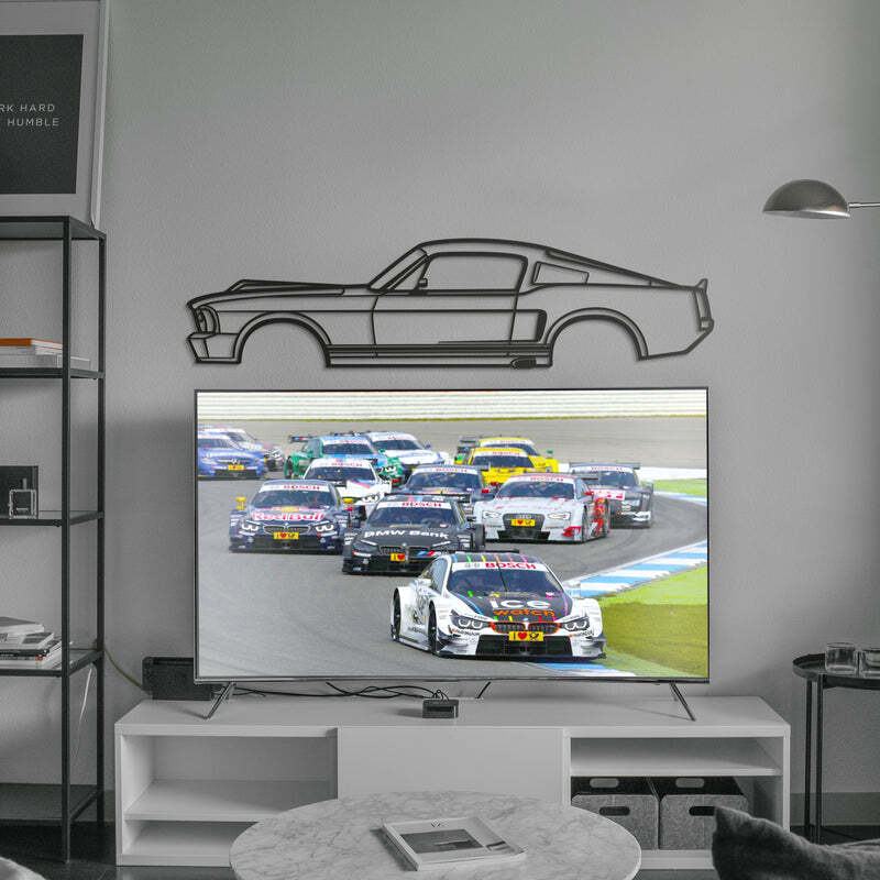 3D Acrylic Metal Wall Art - 1968 Eleanor Car Poster USA Home Decor