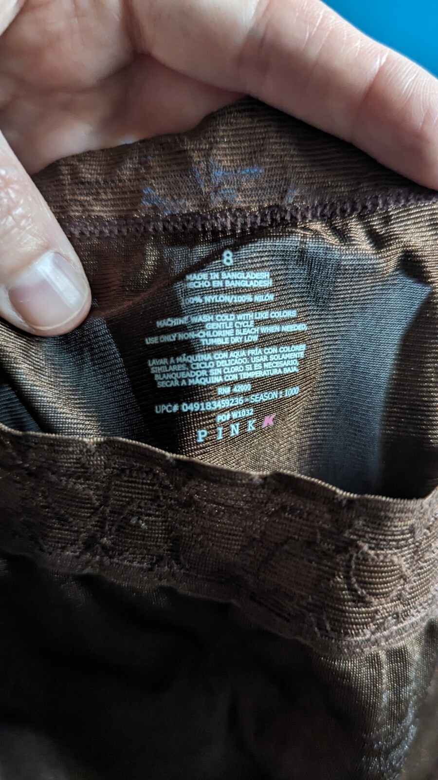 Vintage Kmart "Pink K" Panty Silky Nylon Second Skin Panties NOS Size 8