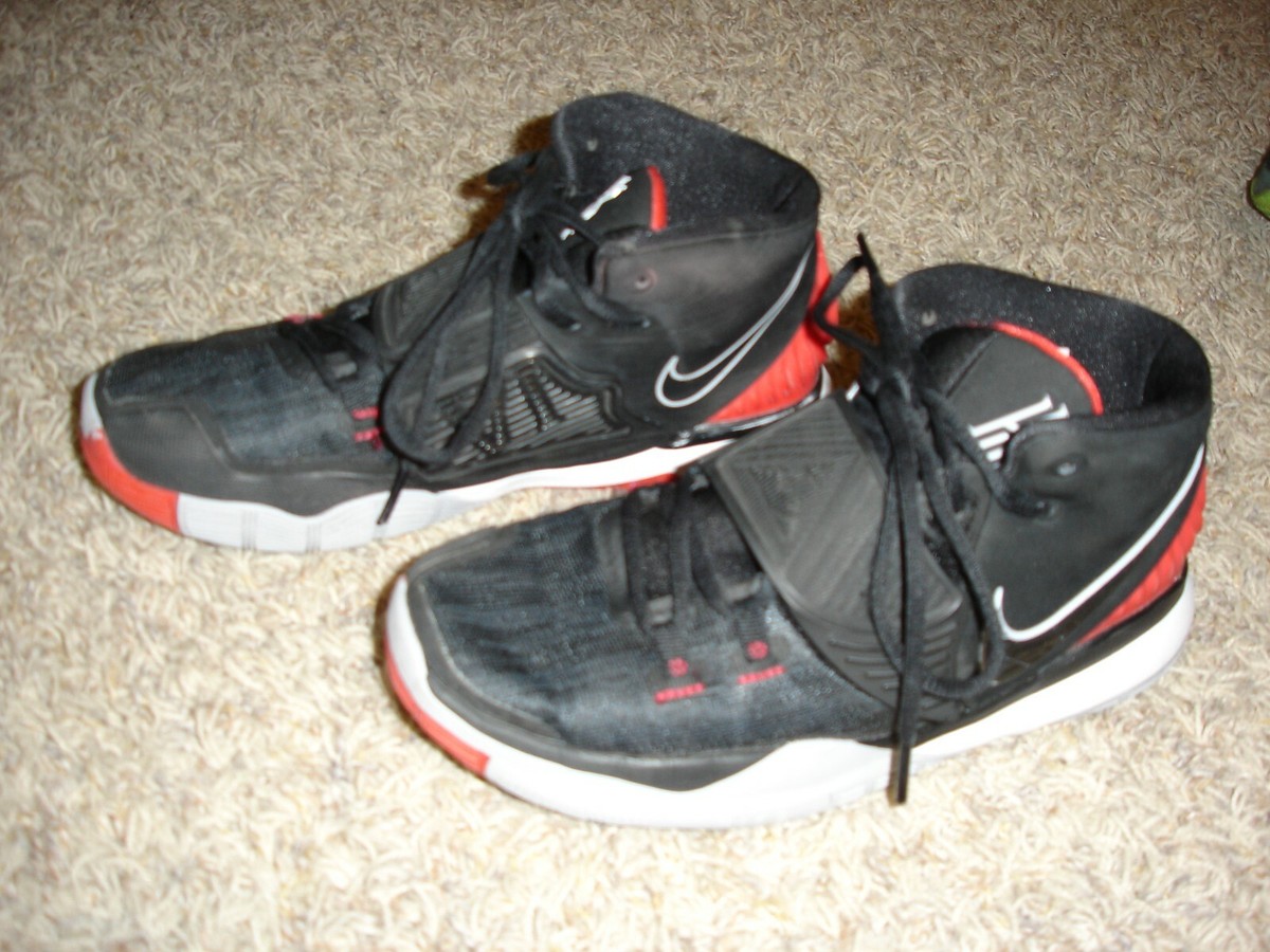 kyrie irving black and red