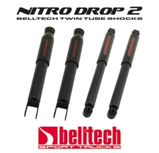 00-06 Tahoe/Yukon Belltech Nitro Drop 2 Front/Rear Shocks for 3" - 4" Drop