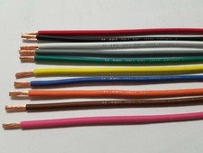 10 COLORS 12 AWG GAUGE GXL AUTOMOTIVE HIGH TEMP WIRE WITH LEGEND PRINT 25' EA