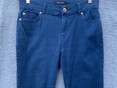 ELLEN TRACY Size Denim Women’s Electric Blue Refined Midrise Skinny Jeans