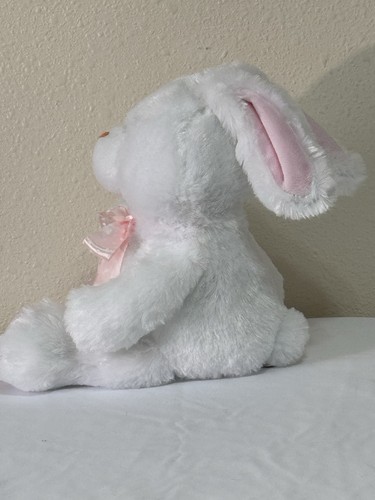 Beverly Hills Teddy Bear Co White Bunny Rabbit Plush 2010 - Picture 7 of 10