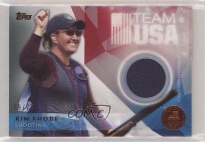 2016 US Olympic & Paralympic Team and Hopefuls Relics Bronze 59/75 Kim Rhode 0el