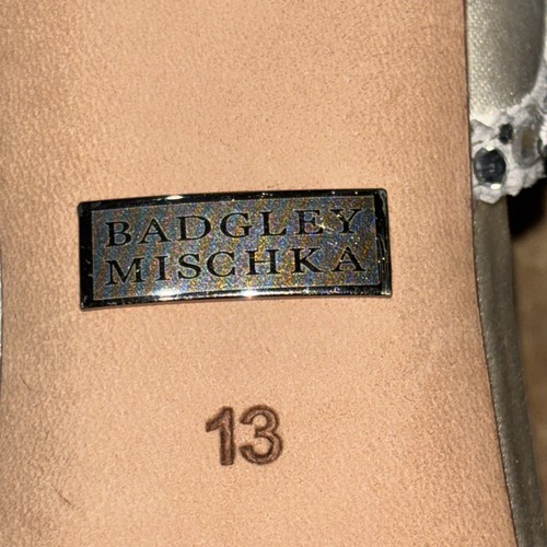 Badgley Mischka Marissa Ivrsat verzierte Pumps beige Gr. 13 wunderschön - Bild 6 von 14
