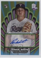 2024 Topps Big League Opening Act Auto Owen White #OAA-OW Auto 8mm
