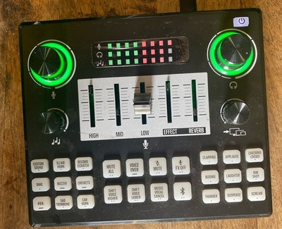Vivitar Creator Series Audio Stream Sound Mixer VIVAUDMIX-NOC Podcast Streaming